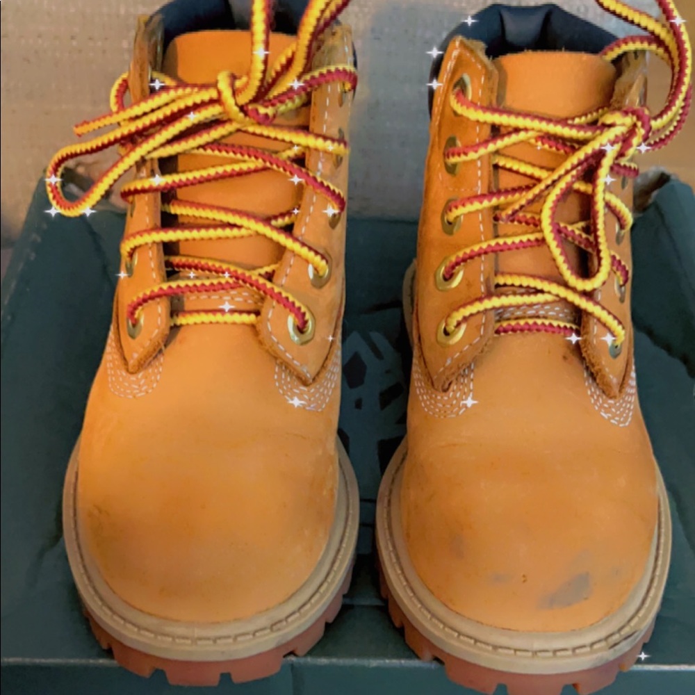 Wheat Timberlands for toddlers - Picture 2 of 4